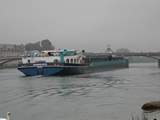 Barge on River Moselle