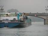 Barge on River Moselle
