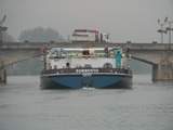 Barge on River Moselle