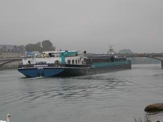 Barge on River Moselle 2