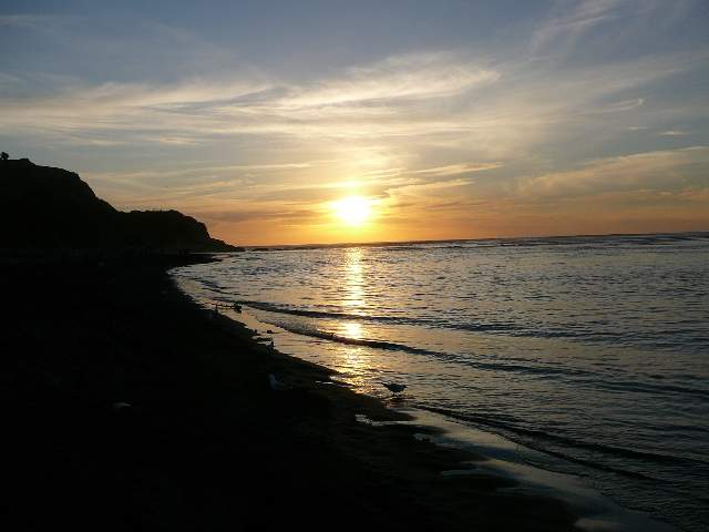 Sunset at Tongaporutu